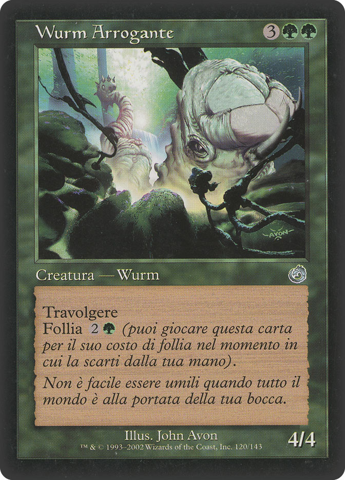Arrogant Wurm | Torment - Italian | Star City Games