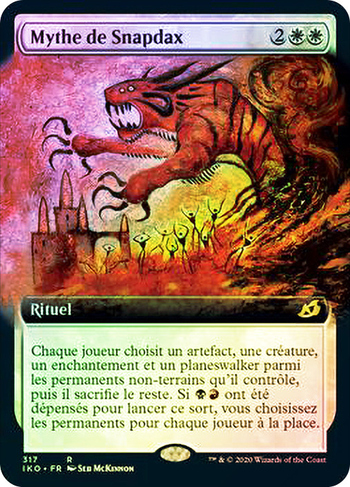Mythos of Snapdax (Extended Art) | Ikoria: Lair of Behemoths