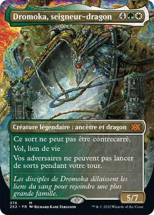 Dragonlord Dromoka (Borderless) | Double Masters 2022 - Variants
