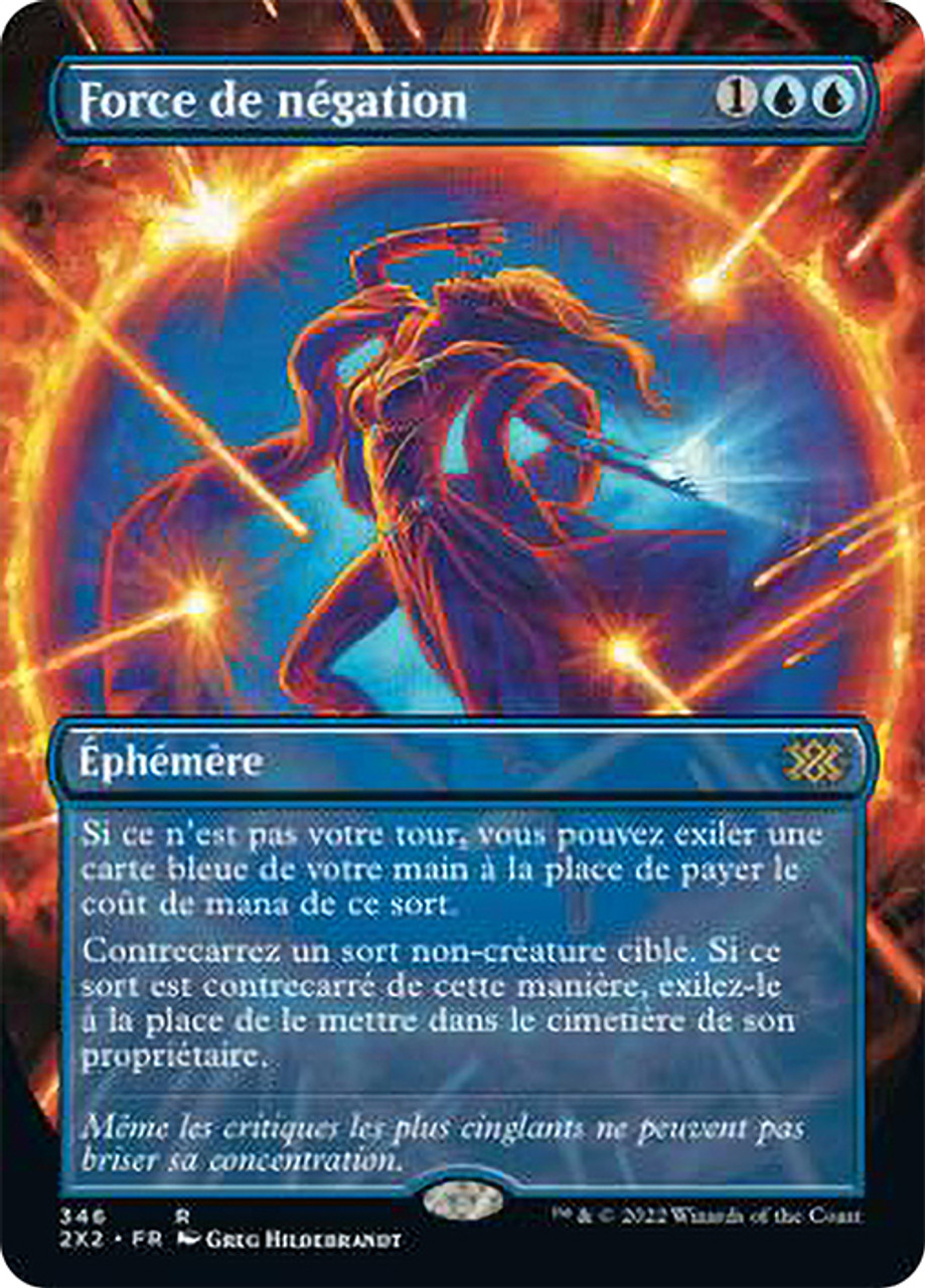 Force of Negation (Borderless) | Double Masters 2022