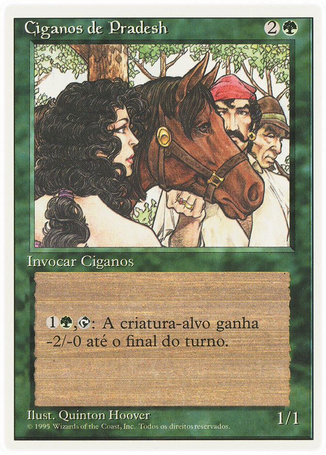 mtg gypsy card What is the value of a banned Magic: The Gathering card? Pradesh Gypsies | 4th Edition