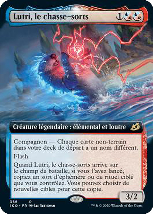Lutri, the Spellchaser (Extended Art) | Ikoria: Lair of Behemoths - Variants - French | Star City Games Lutri, the Spellchaser (Extended Art) | Ikoria: Lair of Behemoths - Variants - French | Star City Games