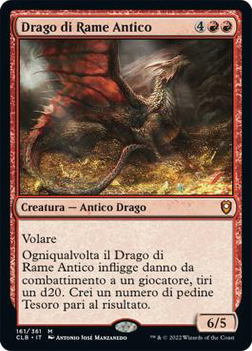マジック：ザ・ギャザリング MTG Ancient Copper Dragon CLB M 161 Ancient Copper Dragon | Commander Legends: Battle for Baldur's