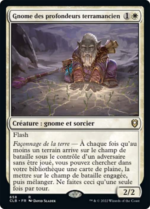 mtg gnome commander deck Magic: The Gathering Adventures in The Forgotten Realms Planar Portal (Red-Black) : Toys & Games Deep Gnome Terramancer - MTG