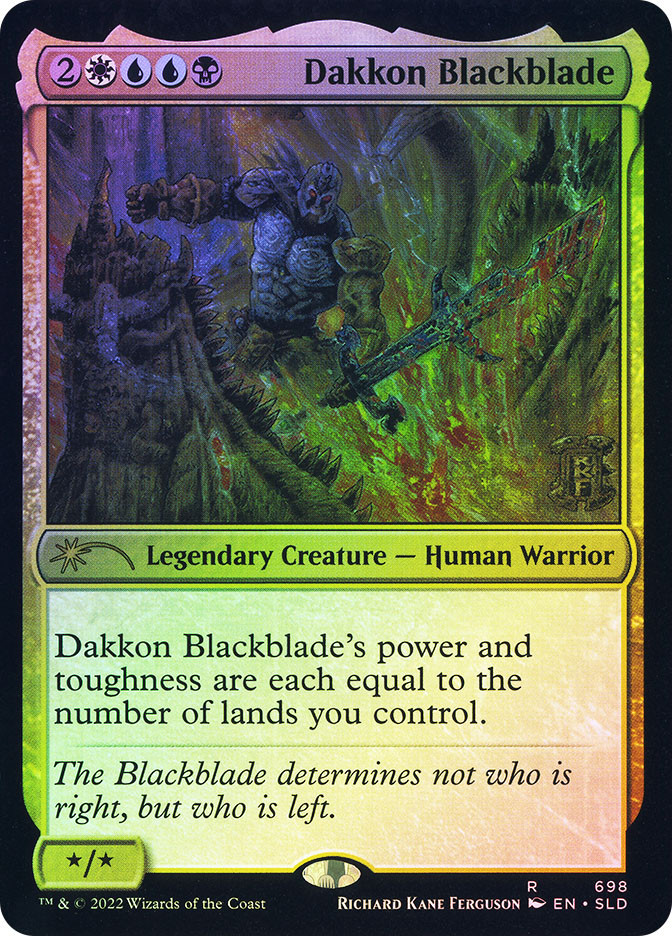 Dakkon Blackblade (Left-Handed) | Secret Lair Drop | Star