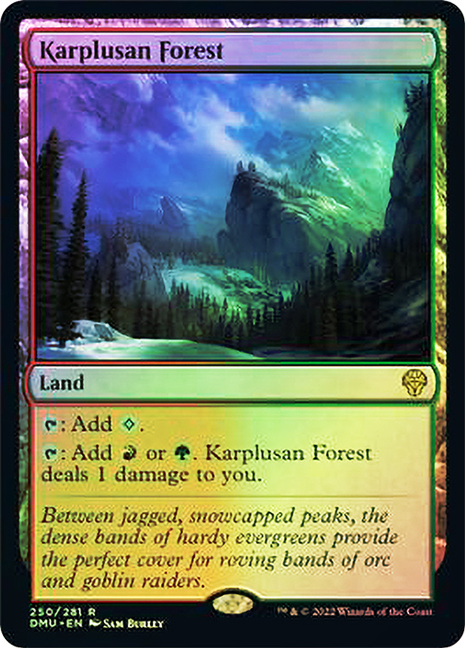 カープルーザンの森/Karplusan Forest 4枚セット ICE MTG