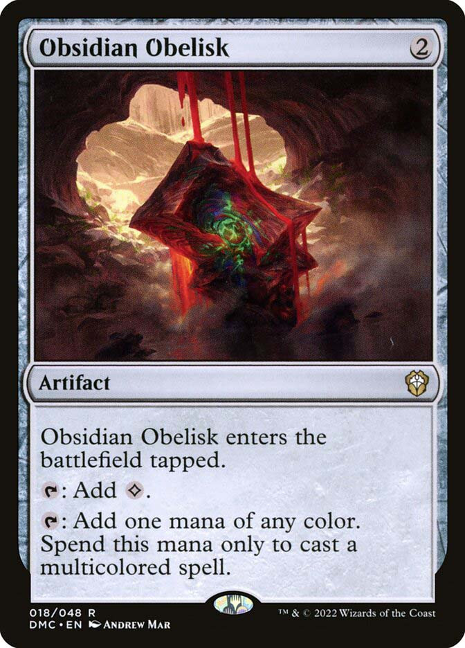 Obsidian Obelisk | Dominaria United Commander | Star City Games