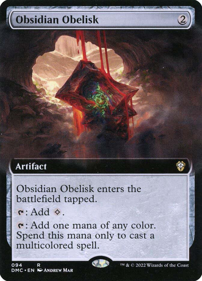 Obsidian Obelisk | Dominaria United Commander | Star City Games