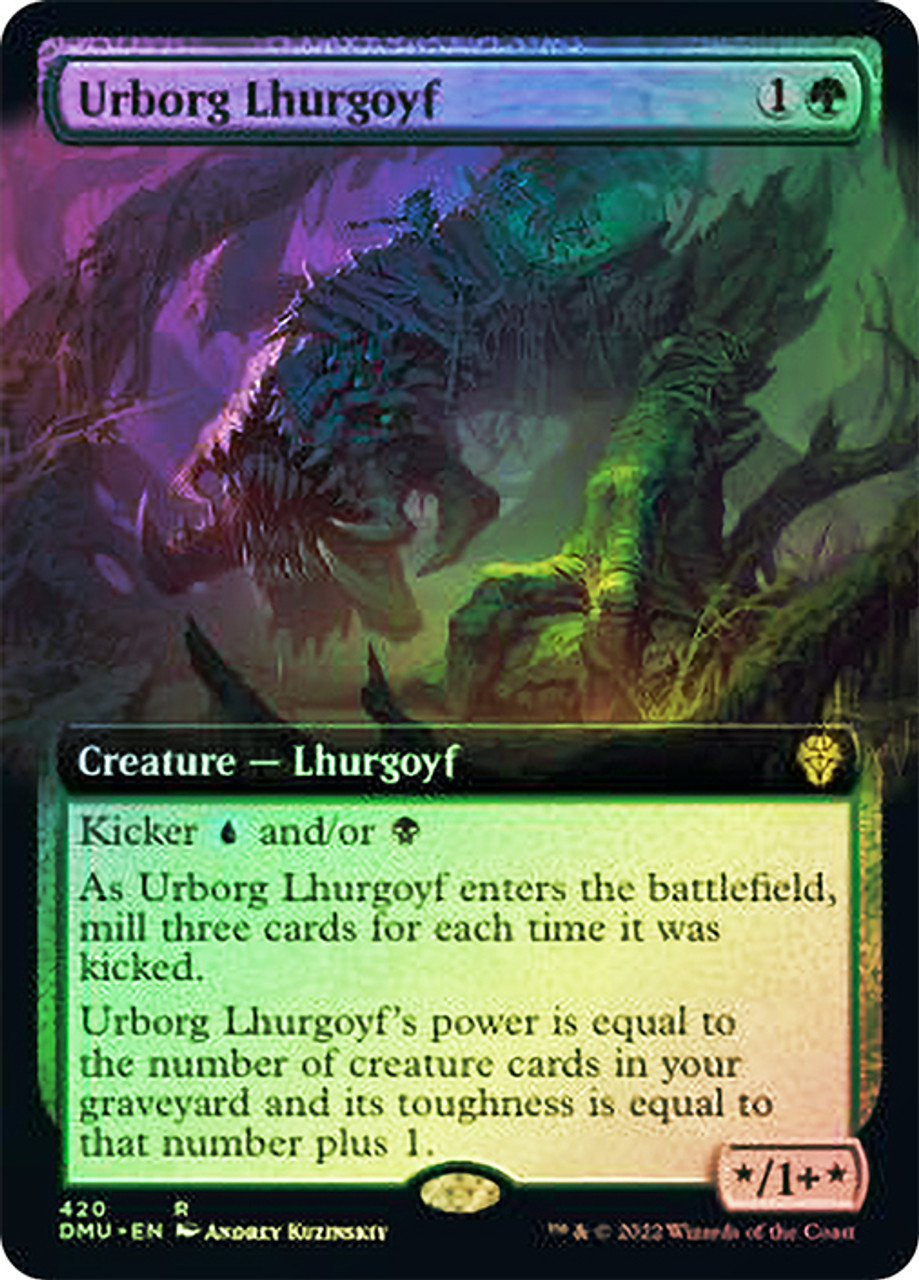 Urborg Lhurgoyf (Extended Art) | Dominaria United - Variants