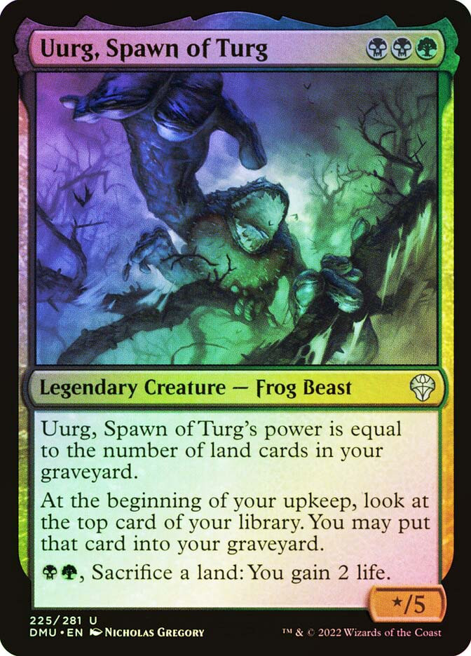 acgカード　　legend of  UR⭐︎216 Uurg, Spawn of Turg | Dominaria United | Star City Games