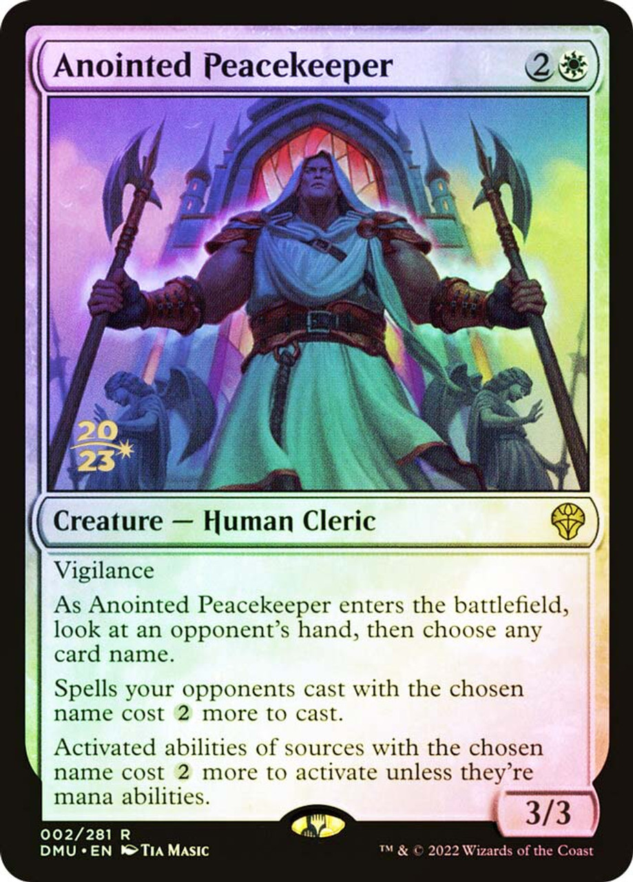 Anointed Peacekeeper (Prerelease) (Dominaria United) | Promo: Date