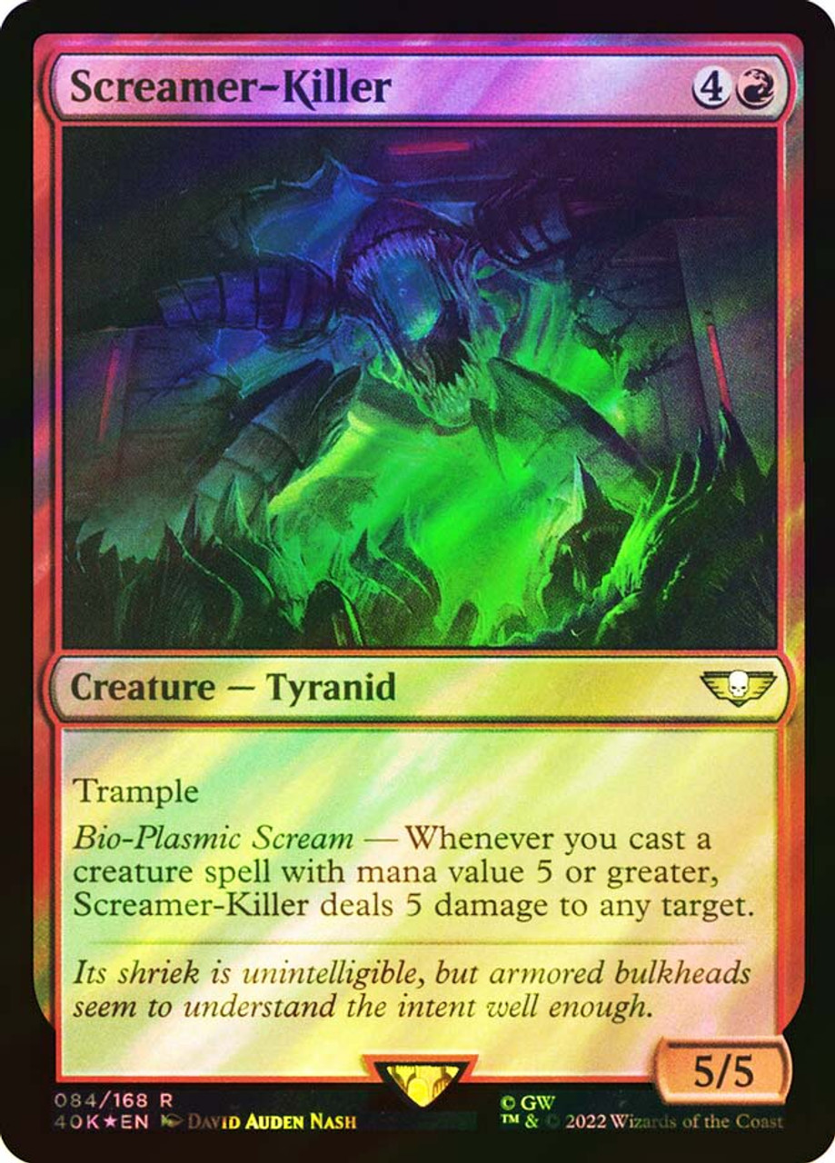 MTG ケラーモーフ、ギルソン・スターン サージfoil Screamer-Killer (Surge Foil) | Warhammer 40,000 Commander