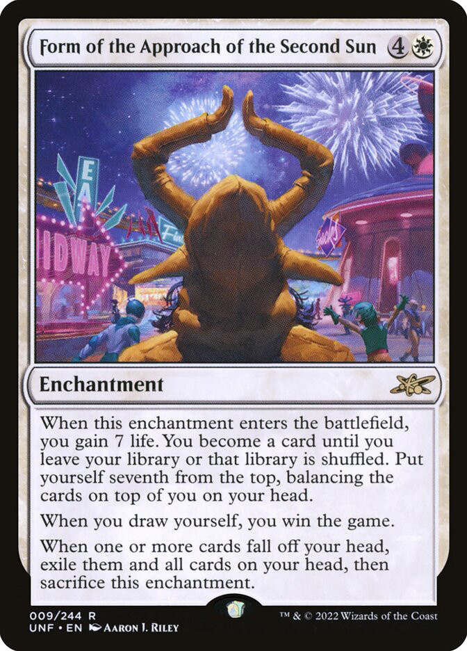 Form of the Approach of the Second Sun | Unfinity | Star City Games