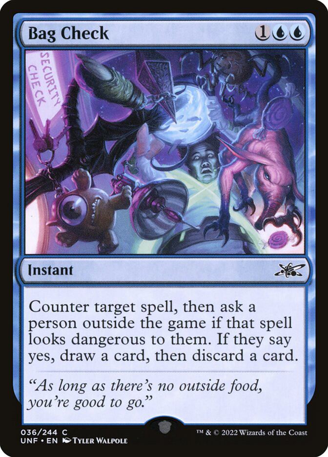 mtg card checker Bag Check
