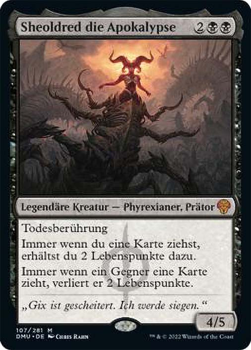 黙示録、シェオルドレッド Sheoldred, the Apocalypse | Dominaria United - German | Star City