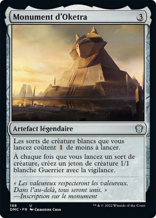 Oketra's Monument | Dominaria United Commander - French | Star