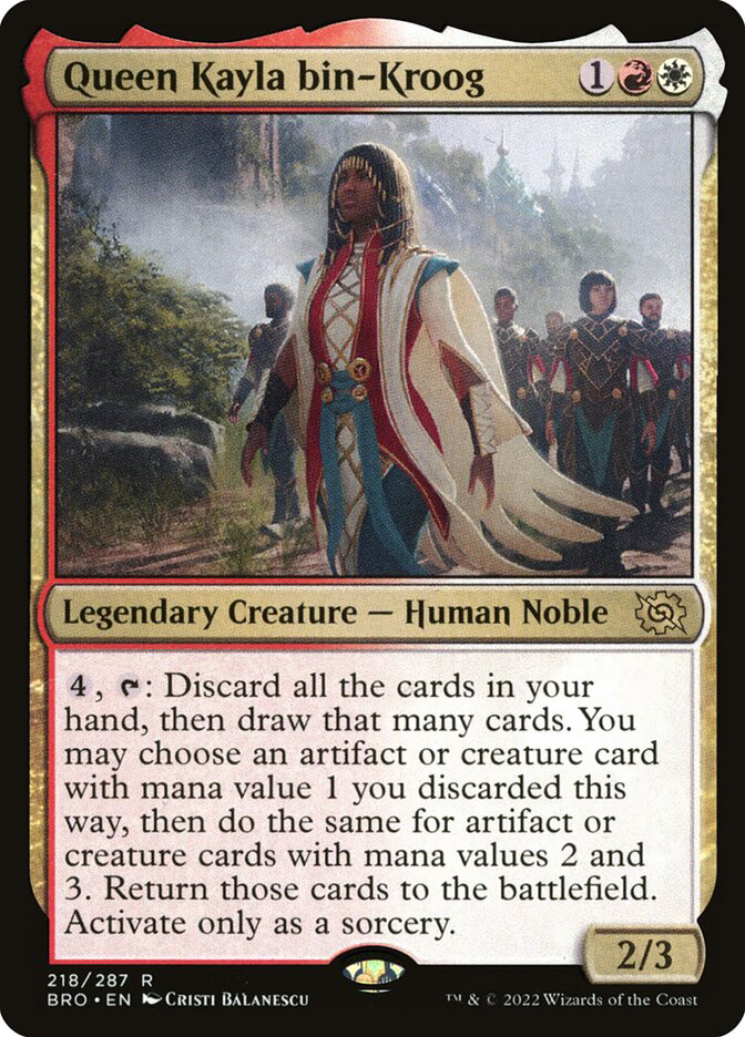 Queen Kayla bin-Kroog | The Brothers' War | Star City Games