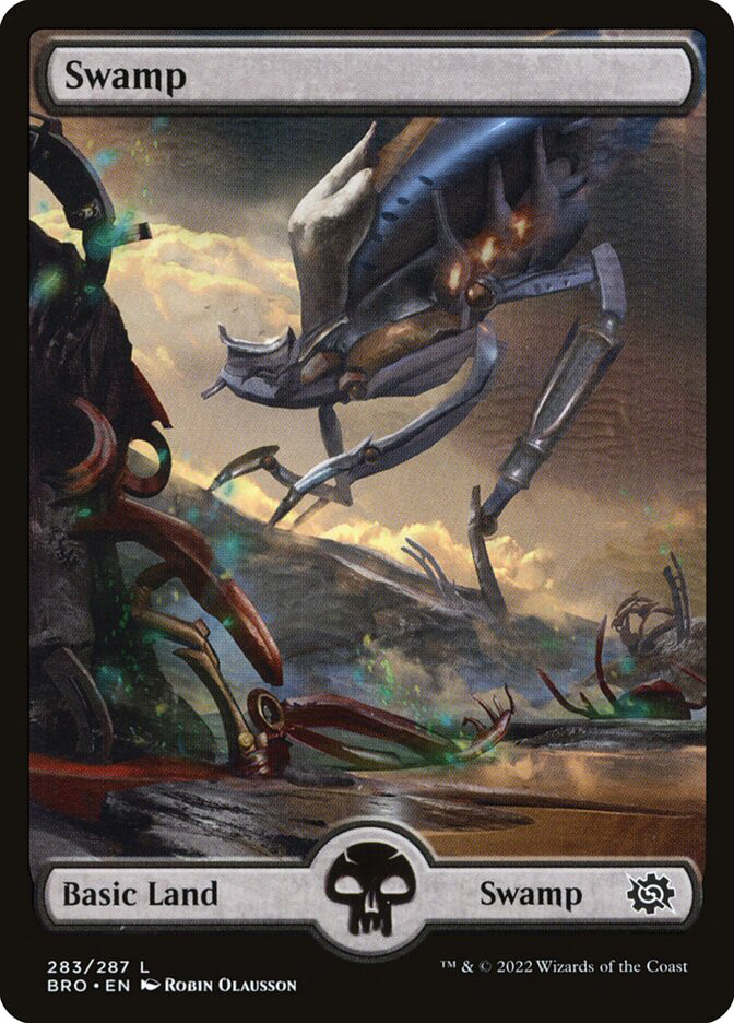 値下げ‼️MTG Swamp アルファ2枚　ベータ3枚　計5枚セット Swamp | The Brothers' War | Star City Games