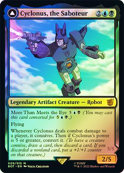 Cyclonus, the Saboteur // Cyclonus, Cybertronian Fighter | Transformers | Star City Games Cyclonus, the Saboteur // Cyclonus, Cybertronian Fighter | Transformers | Star City Games