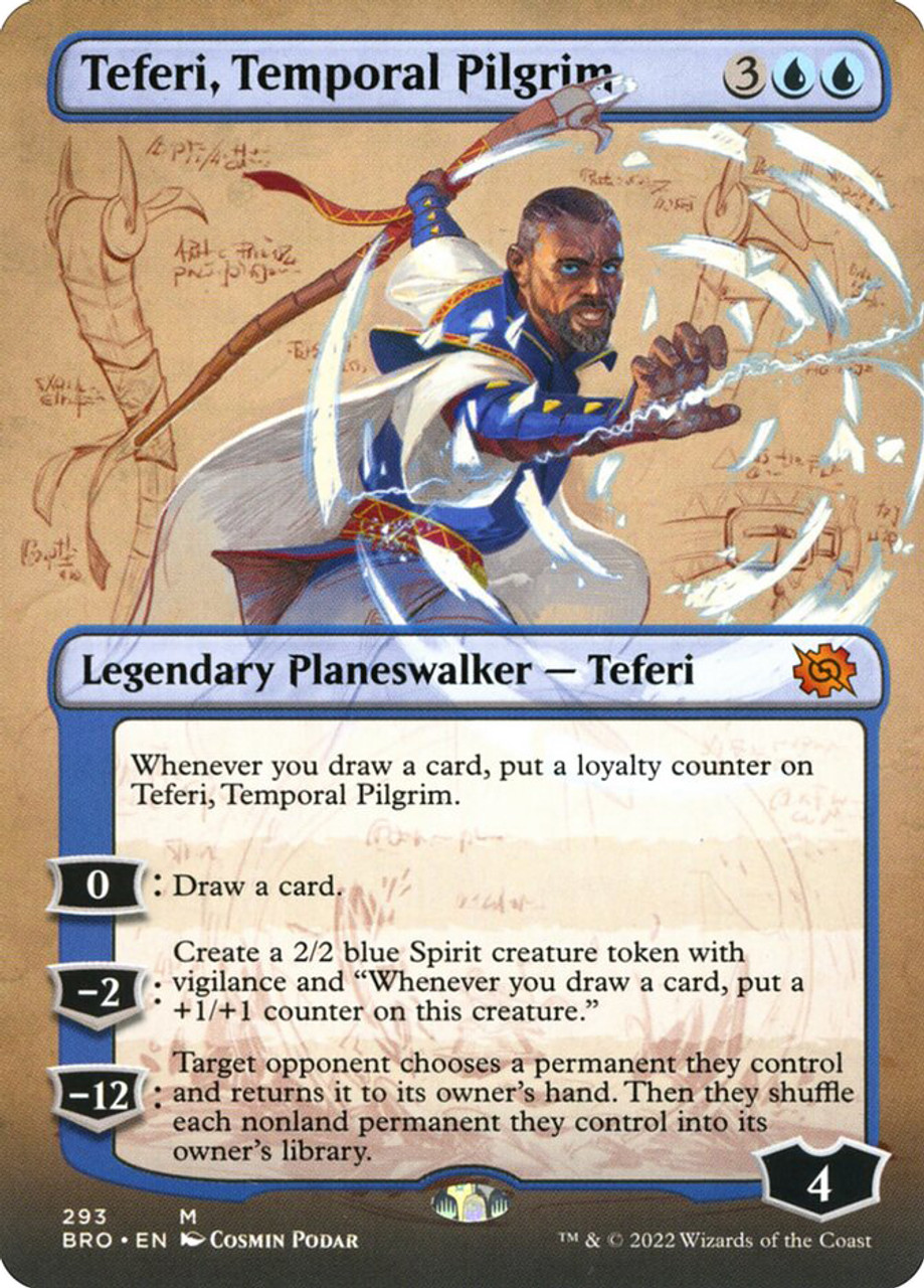 時間の旅人、テフェリー / Teferi, Temporal Pilgrim Teferi, Temporal Pilgrim (Borderless) | The Brothers' War