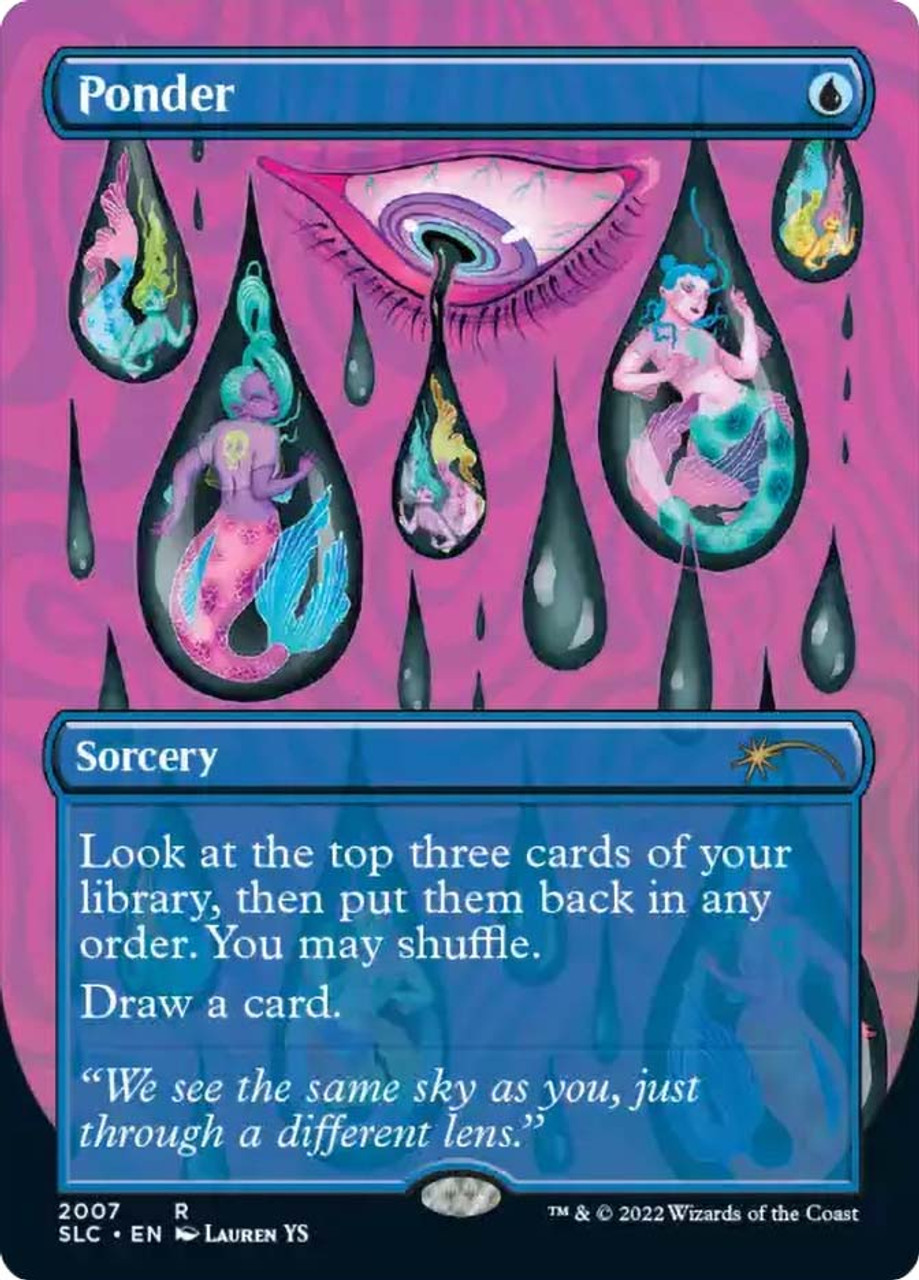 Ponder (Secret Lair Countdown) (Borderless) | Promo: General 