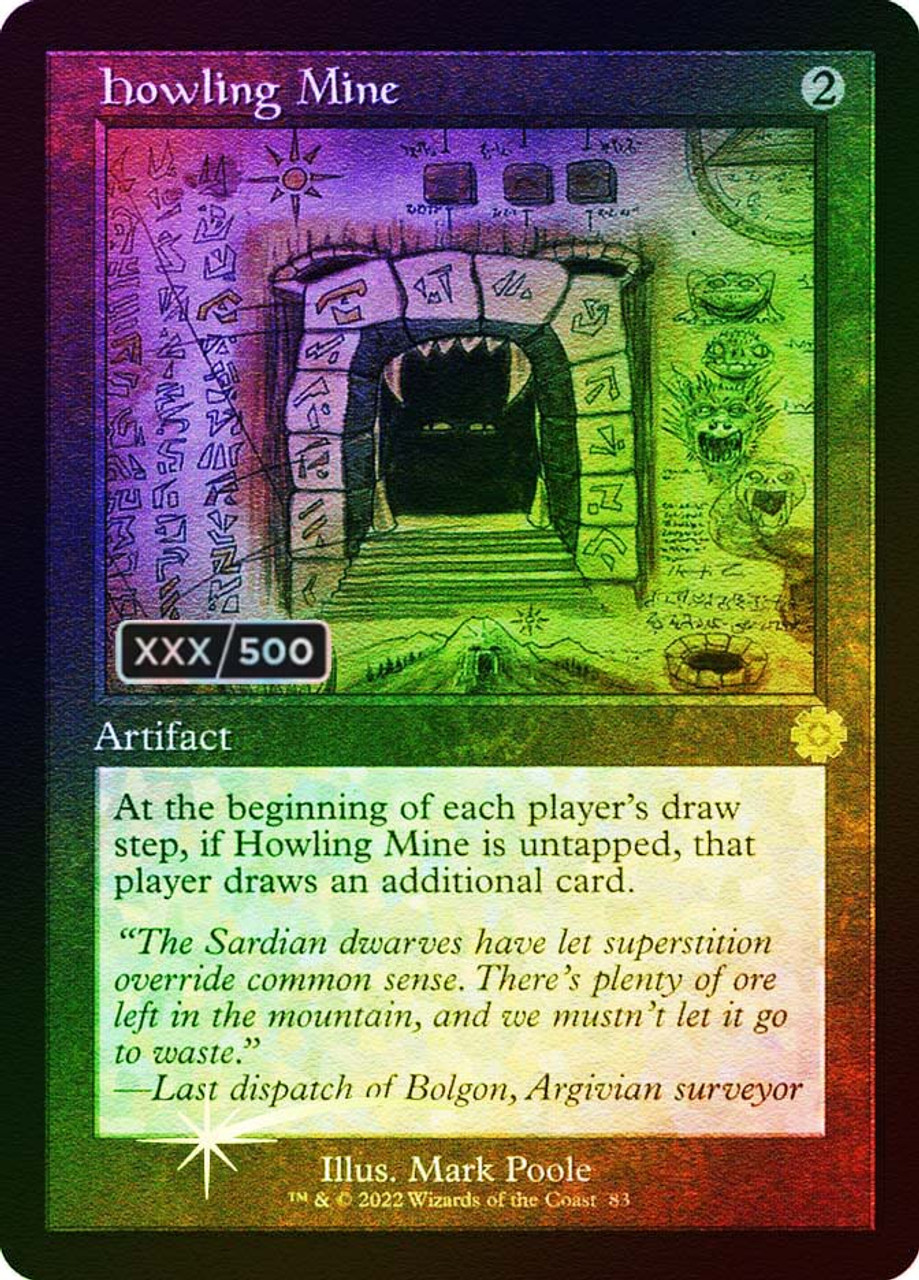 MTG 吠えたける鉱山/Howling Mine 7版　日本語　Foil 吠えたける鉱山｜カードギャラリー｜マジック：ザ・ギャザリング
