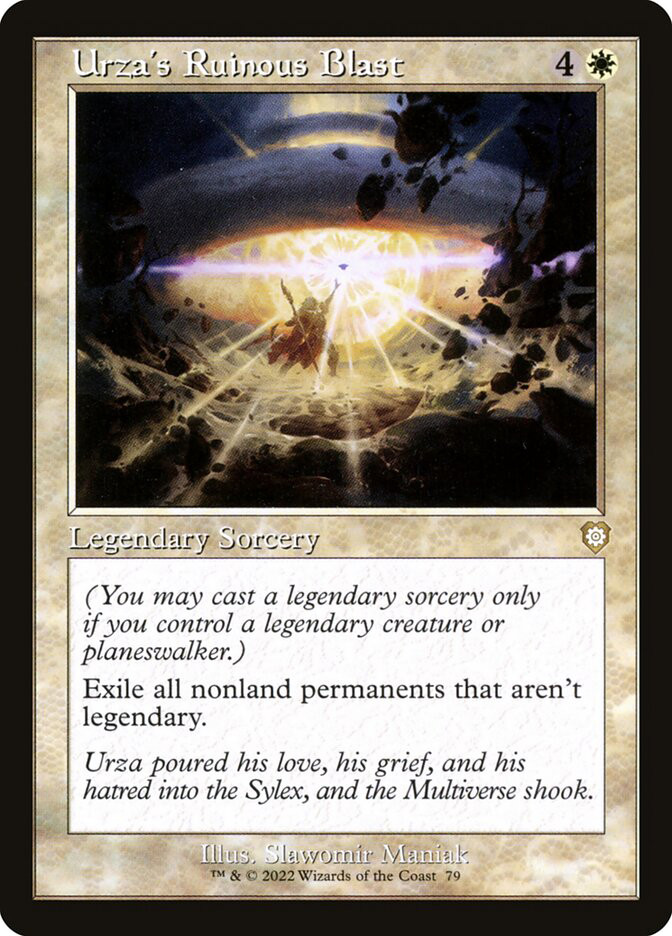 激レア‼️ CRACKS BROTHERS「LOST IN SOCIETY」 Urza's Ruinous Blast | The Brothers' War Commander | Star City Games