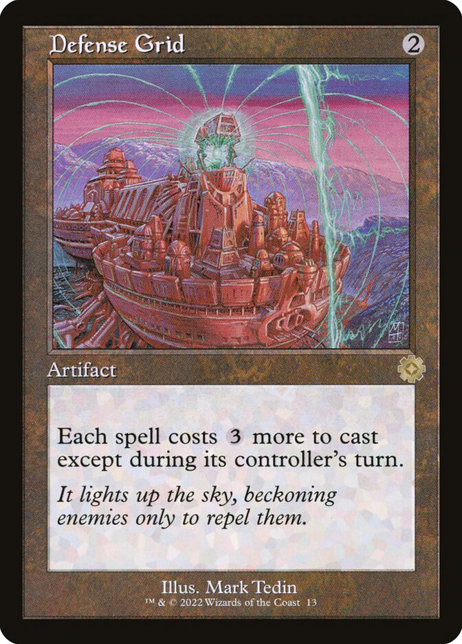 mtg Foil ULG 英語　防御の光網/Defense Grid 初版 Defense Grid | The Brothers' War Retro Artifacts | Star City Games