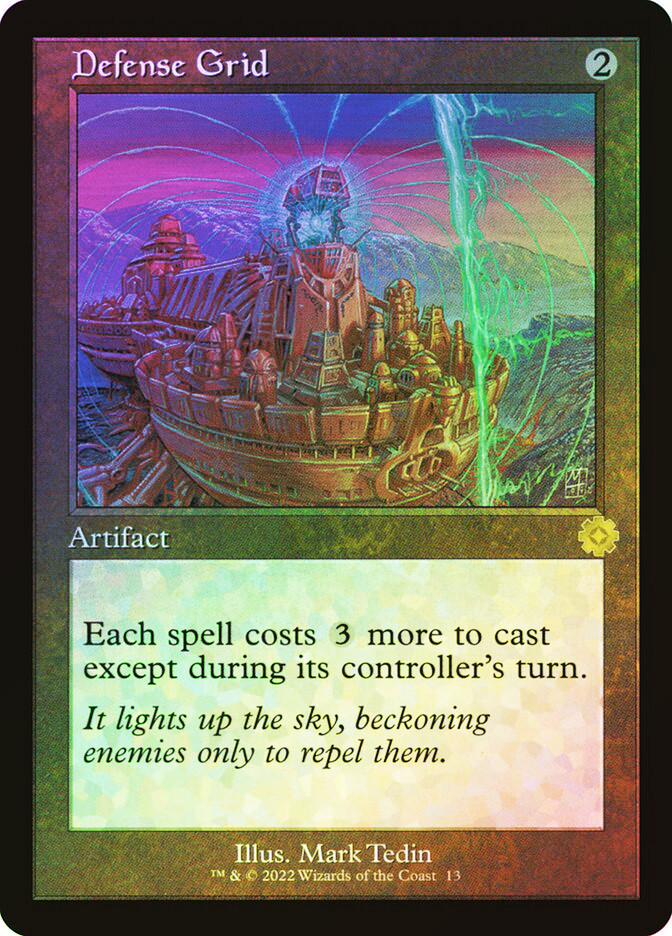 mtg Foil ULG 英語　防御の光網/Defense Grid 初版 MTG 英語版foil 防御の光網 - メルカリ