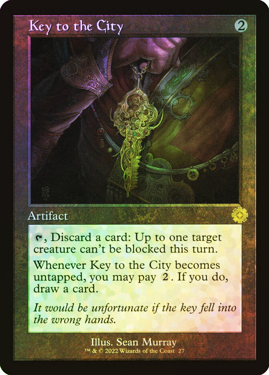 MTG　街の鍵/Key to the City　ダブルレインボウ102/500 MTG 街の鍵/Key to the City ダブルレインボウ102/500 - メルカリ