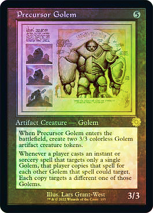 cards that create golem tokens mtg Magic The Gathering - Commander Masters Tokens - Phyrexian Golem