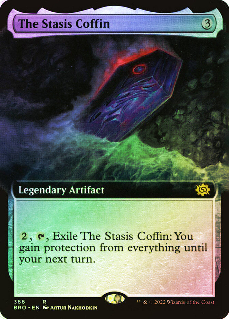 The Stasis Coffin Extended Art The Brothers War Variants Star City Games 