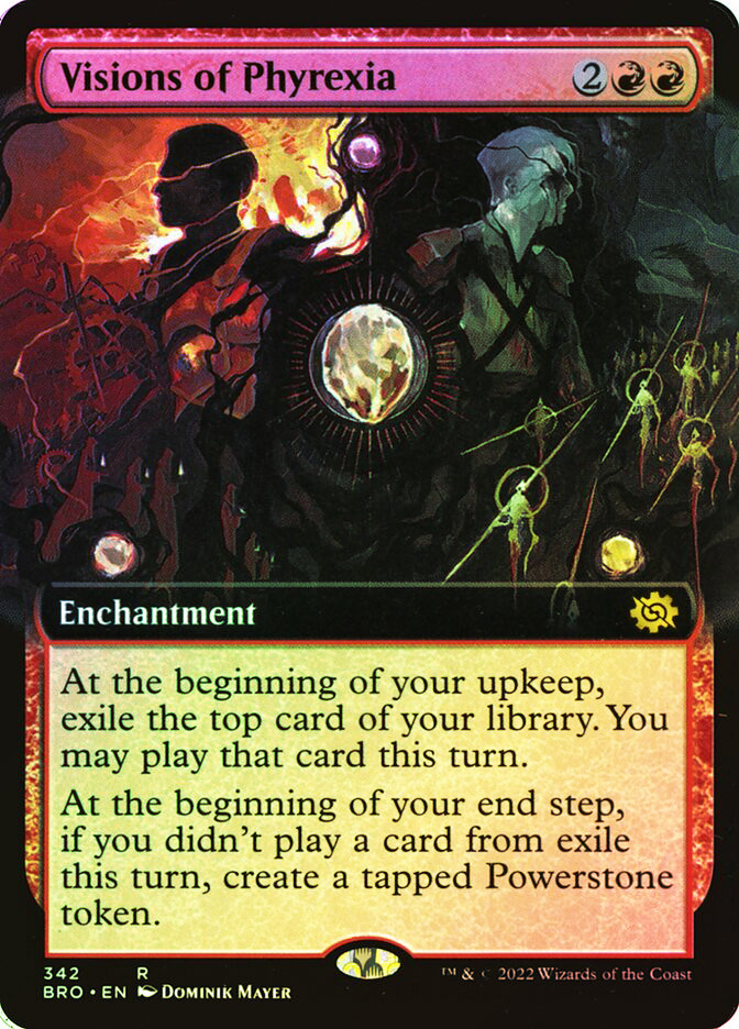 トレーディングカード phyrexiA MTG Foil Showcase Full Art Phyrexia: All Will Be One ONE Basic