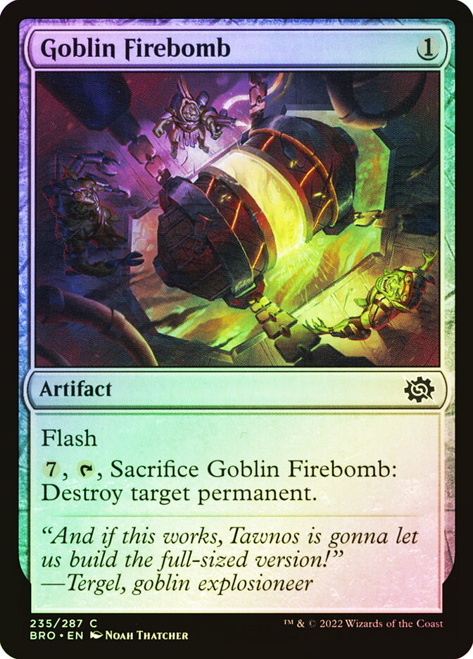 Goblin Firebomb | The Brothers' War | Star City Games