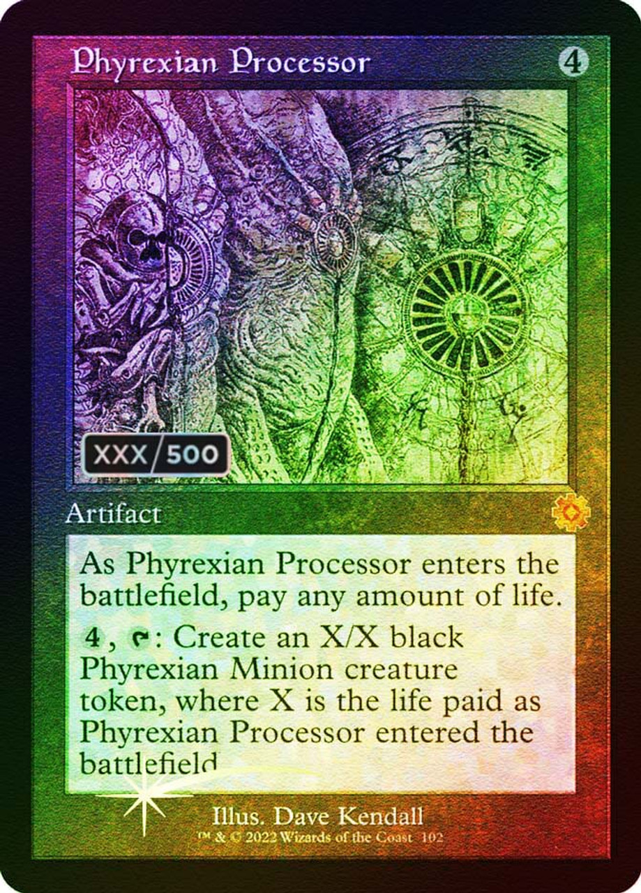 Phyrexian Processor (Serial Number) (Retro Frame) | The Brothers