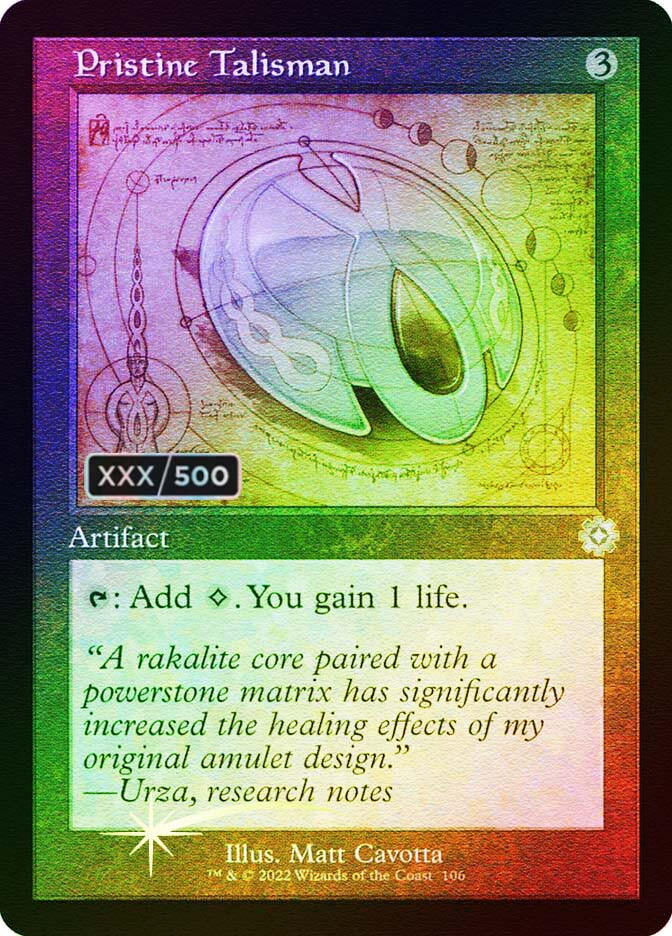 Pristine Talisman (#106) | The Brothers' War Retro Artifacts