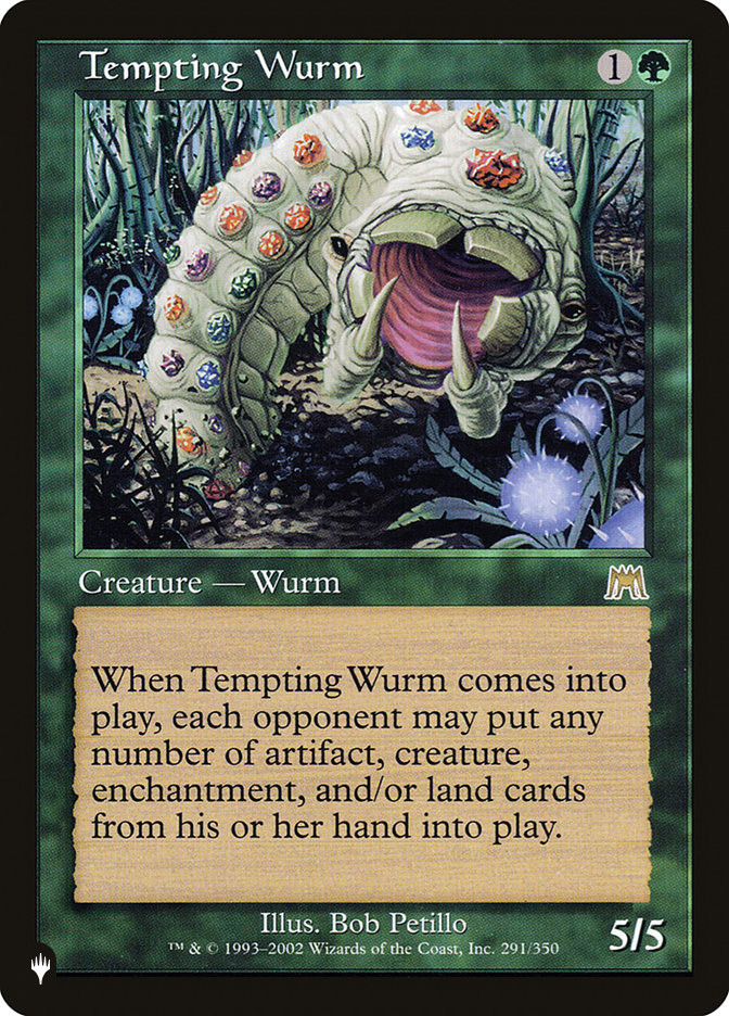 MTG 誘うワーム/Tempting Wurm Foil 2枚セット Tempting Wurm | Mystery Booster / The List | Star City Games