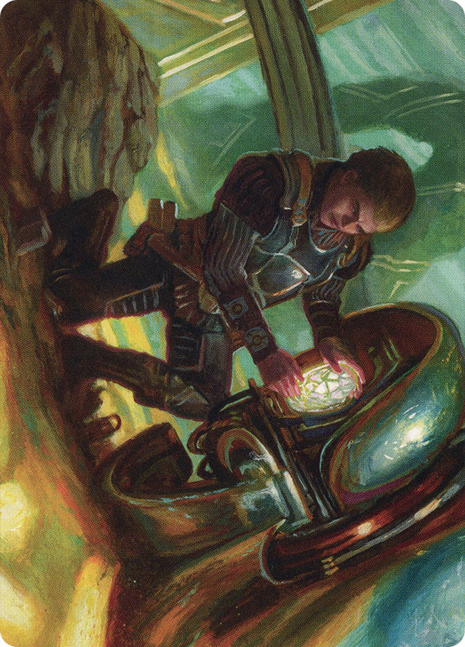 Urza, Powerstone Prodigy Art Card} | Art Series: The Brothers' War