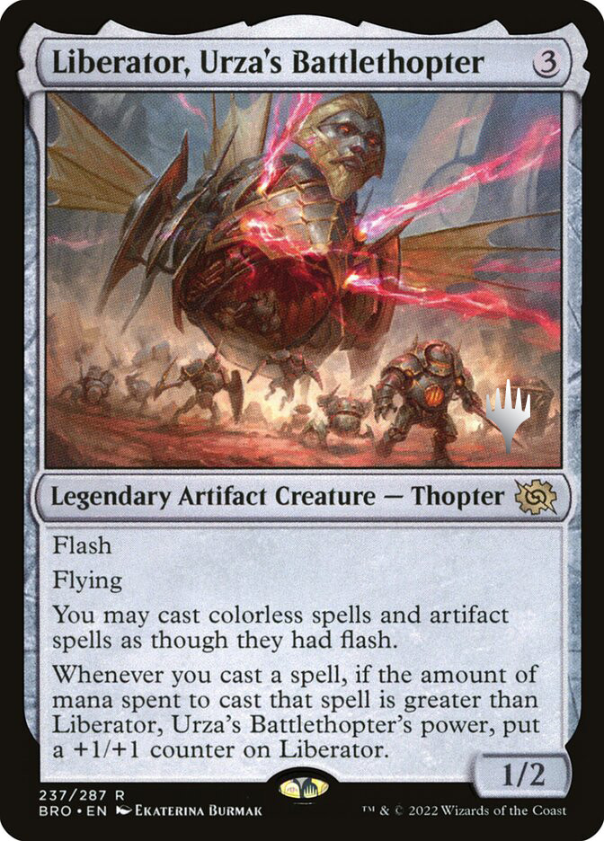 Liberator, Urza's Battlethopter (Promo Pack) (The Brothers' War