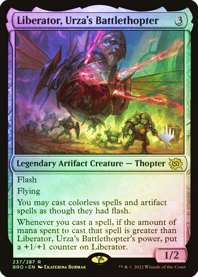 (k)ZUMA LIBERATOR ツマ リベレーター Liberator, Urza's Battlethopter (Promo Pack) (The Brothers' War