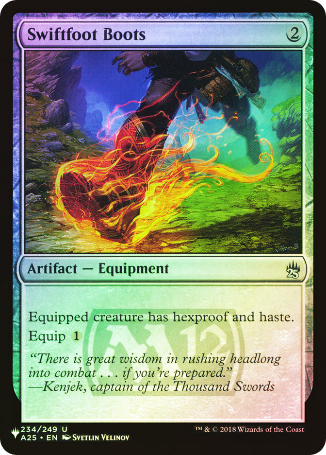 Swiftfoot Boots Uncommon MTG Card : Commander Legends Decks : Swiftfoot Boots Uncommon MTG Card : Commander Legends Decks :