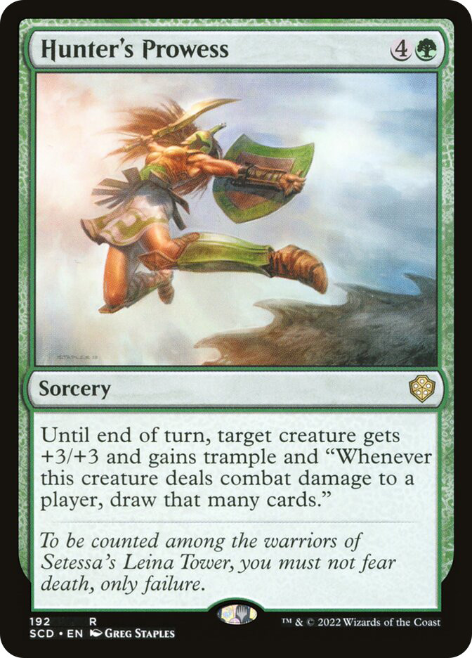 prowess mtg cards Hunter's | Starter Commander Decks Whenever another nontoken Elf is put into your graveyard from the battlefield Prowess within Prowess : r/custommagic