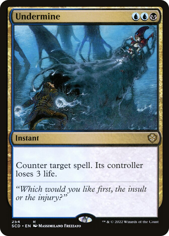 【Foil】Undermine英語版- マジックザギャザリング Undermine | Starter Commander Decks | Star City Games