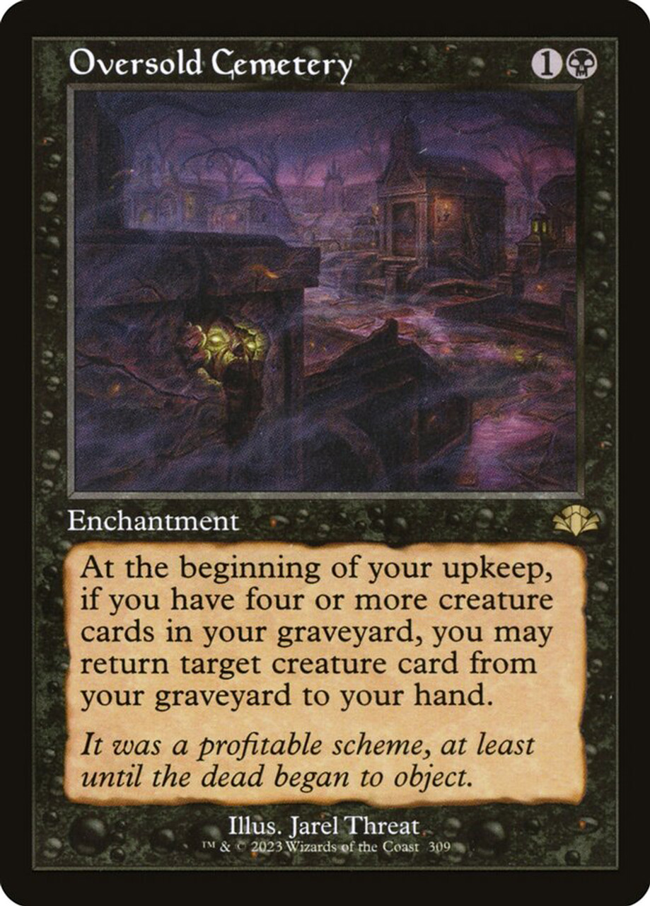 Oversold Cemetery (Retro Frame) | Dominaria Remastered - Retro 