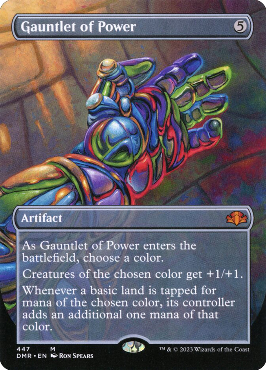 Gauntlet of Power (Borderless) | Dominaria Remastered