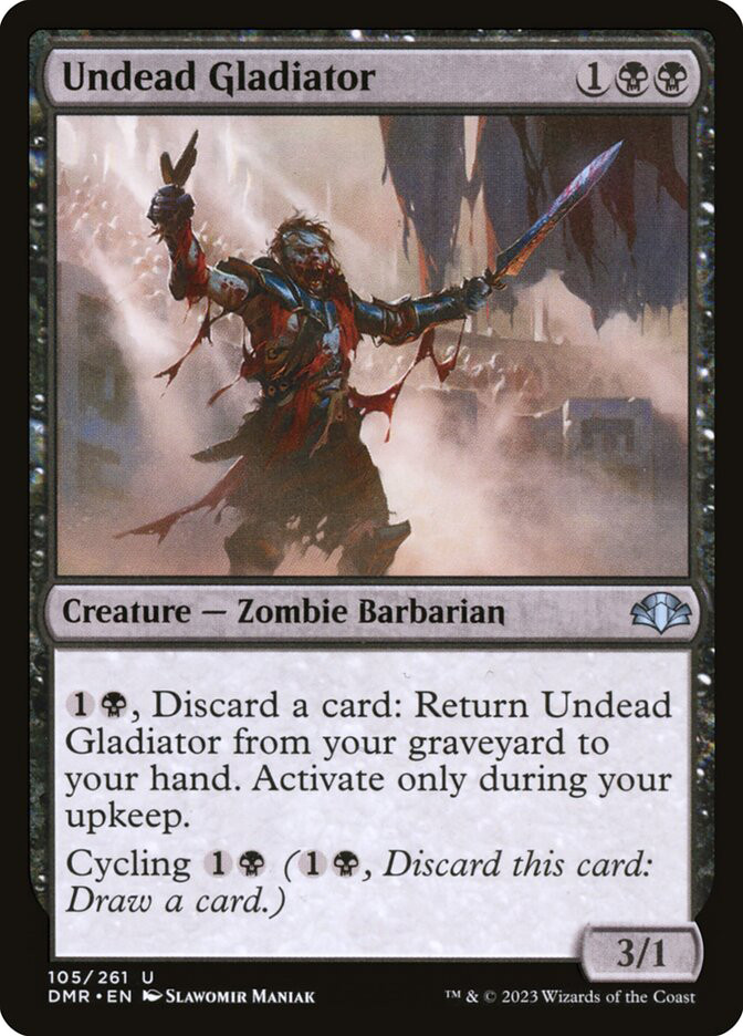 アンデッドの剣闘士/Undead Gladiator ONS日本語foil Undead Gladiator | Dominaria Remastered | Star City Games