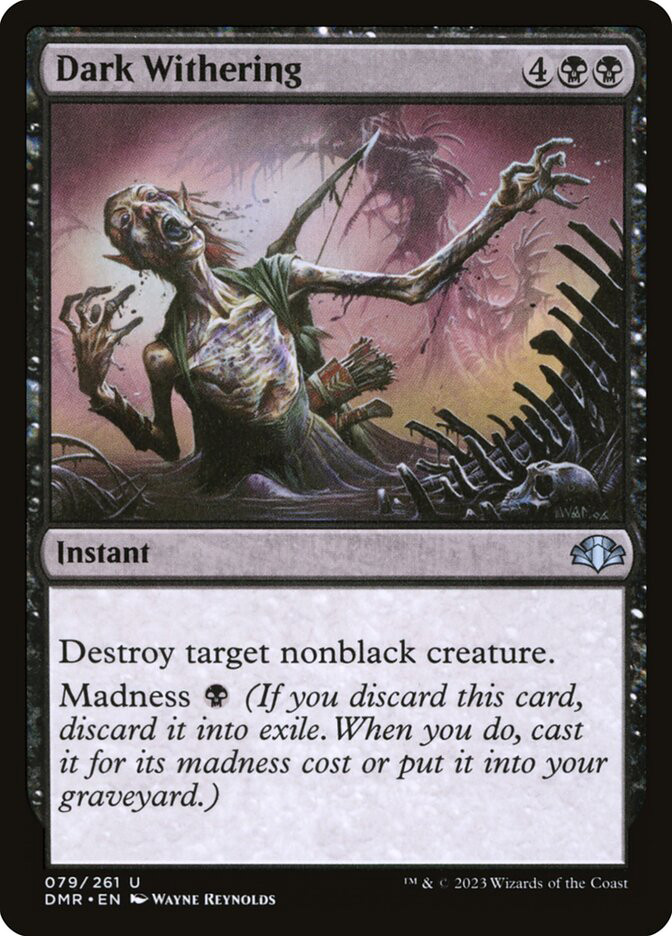 mtg dominaria black cards Tribute to Urborg [Dominaria United] Dominaria Remastered (DMR) #244 Illustrated by Mathias Kollros Magic Dark Withering | Dominaria Remastered