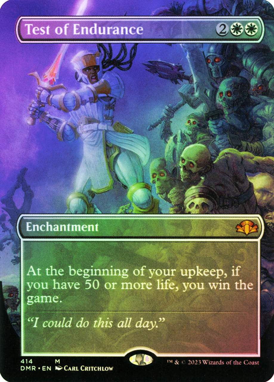 Test of Endurance (Borderless) | Dominaria Remastered
