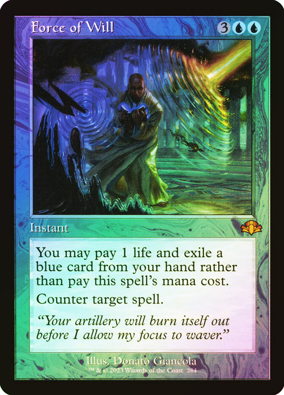 Force of Will (Retro Frame) | Dominaria Remastered - Retro Frame