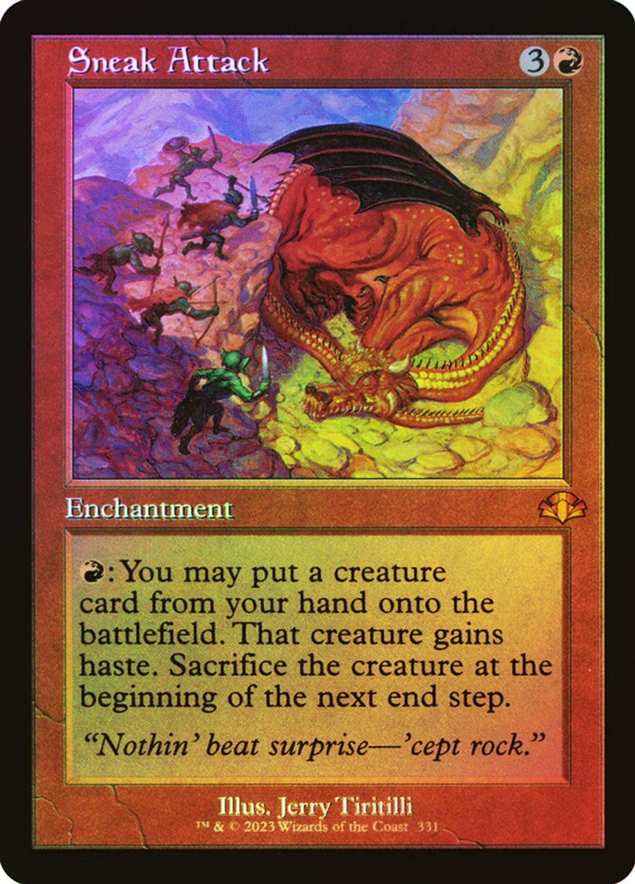 Sneak Attack 旧枠Foil Sneak Attack 旧枠Foil